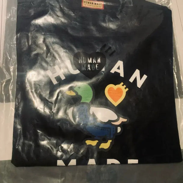 [BUNJANG] Human Made Duck Graphic T-Shirt Black S (Sealed) / 특가)휴먼메이드 반팔티 블랙 S 미개봉 새상품