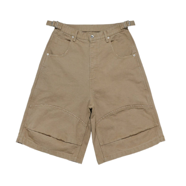[BUNJANG] MJD CANVAS 3D Knee Shorts Beige / [L] MJD CANVAS 3D KNEE SHORTS BEIGE