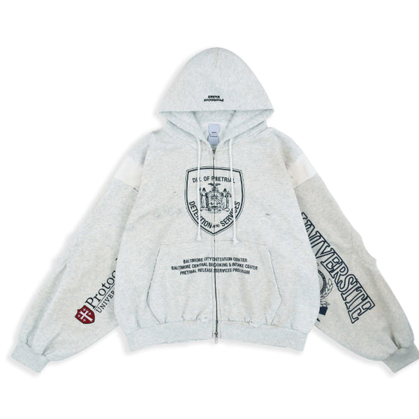 [BUNJANG] Protocol Index Reconstruct Sweat Zip Hoodie / [2] 프로토콜인덱스 리컨스트럭트 스웻집 후디
