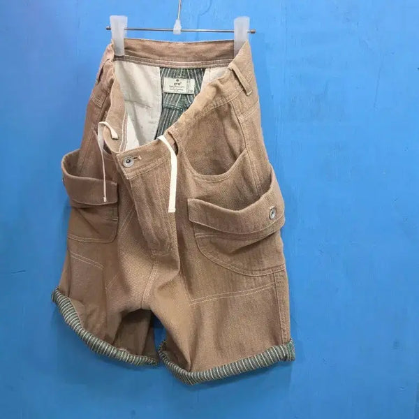 [BUNJANG] GRN Big Pocket Work Bermuda Shorts / 일본 grn 빅포켓 워크 카고 버뮤다 팬츠like아메카지