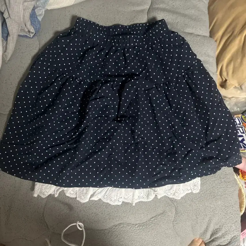 [BUNJANG] Dot Midi Skirt / 도트 미디스커트 팝니다!