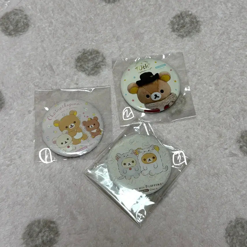 [BUNJANG] Classic Rilakkuma Round Refrigerator Magnet / 고전 리락쿠마 냉장고 자석 원형 방꾸