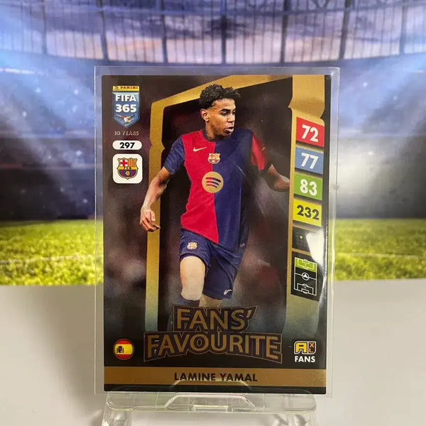 [BUNJANG] FC Barcelona Lamine Yamal Rare Panini Trading Card / 바르셀로나 라민 야말 레어 파니니 축구카드
