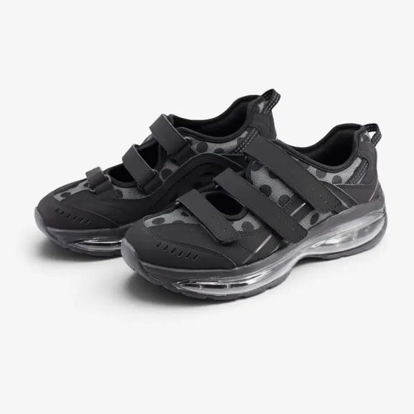 [BUNJANG] Yase 3-Strap Airsole Mary Jane Dot Grey / [240] 송이송이 x 야세 3-스트랩 에어솔 메리제인 도트 그레이
