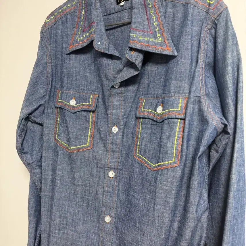 [BUNJANG] Needles Chambray Work Shirt / Needles chambray work shirt (니들스 워크셔츠 샴브레이)