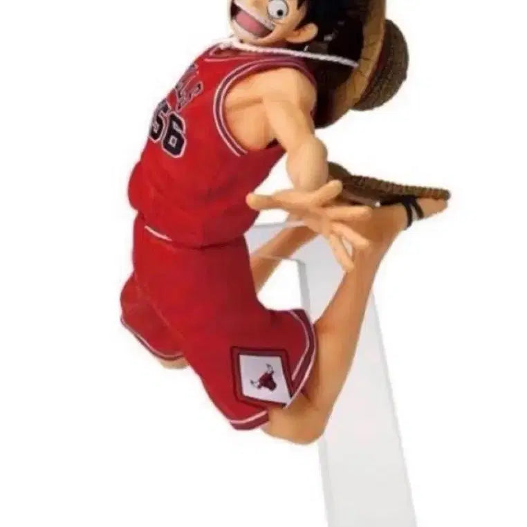 [BUNJANG] One Piece x NBA Luffy Chicago Bulls Jersey Figure / 원피스xNBA 루피 시카고불스 유니폼 피규어
