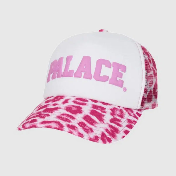 [BUNJANG] Palace Pink Leopard Trucker Cap / 팔라스 핑크 레오파드 트러커 캡 Palace Leopard Trucker
