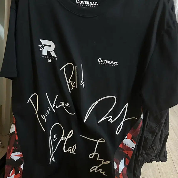 [BUNJANG] KT Rolster Deft Autographed Short-Sleeve Uniform (S Size) / 24년 케이티롤스터 퍼표비뎊베 싸인 반팔유니폼 데프트 kt롤스터 kt rolster