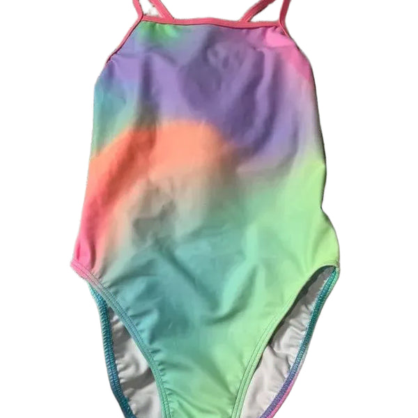 [BUNJANG] Pastel Gradient One-Piece Swimsuit / (착샷) 파스텔 그라데이션 원피스 수영복