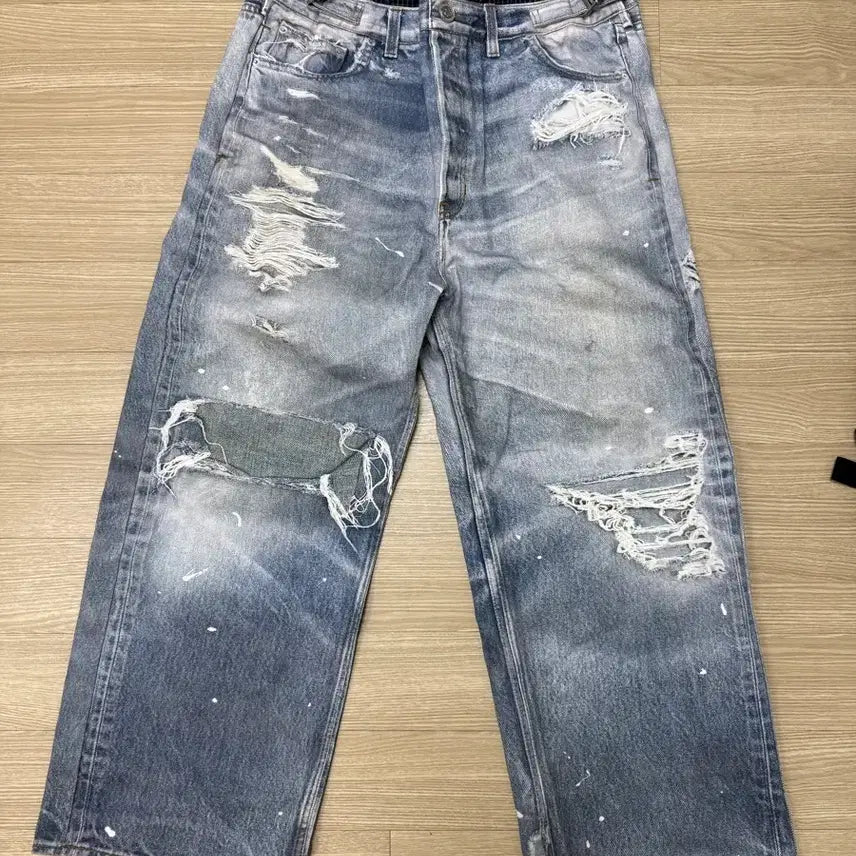 [BUNJANG] Protocol Index Trompe L'oeil Pants Size 1 / 프로토콜인덱스 트롱프뢰유 팬츠 1사이즈
