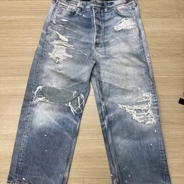 [BUNJANG] Protocol Index Trompe L'oeil Pants Size 1 / 프로토콜인덱스 트롱프뢰유 팬츠 1사이즈