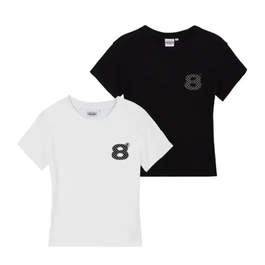 [BUNJANG] Prime Eight Short Sleeve T-Shirt White / 프라임에이트 반팔티 화이트