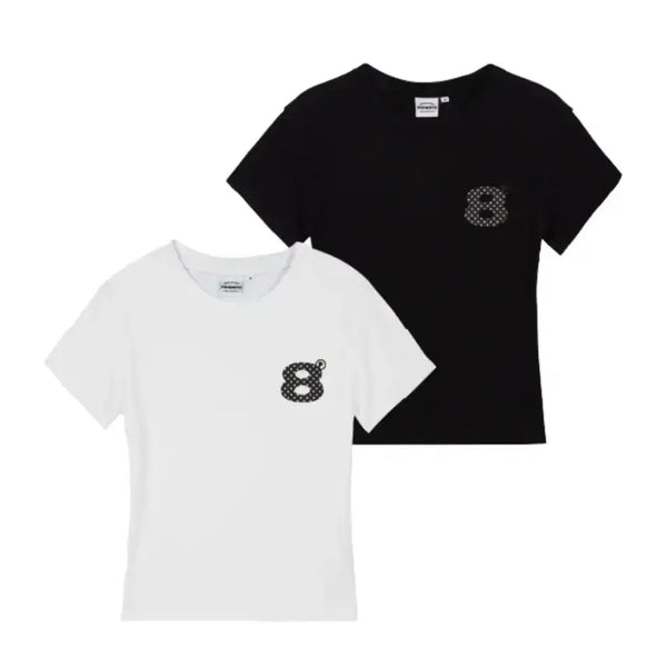 [BUNJANG] Prime Eight Short Sleeve T-Shirt White / 프라임에이트 반팔티 화이트