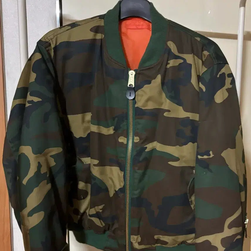 [BUNJANG] Alyx Camo Bomber Jacket (Size S) / 알릭스 카모 봄버자켓 S