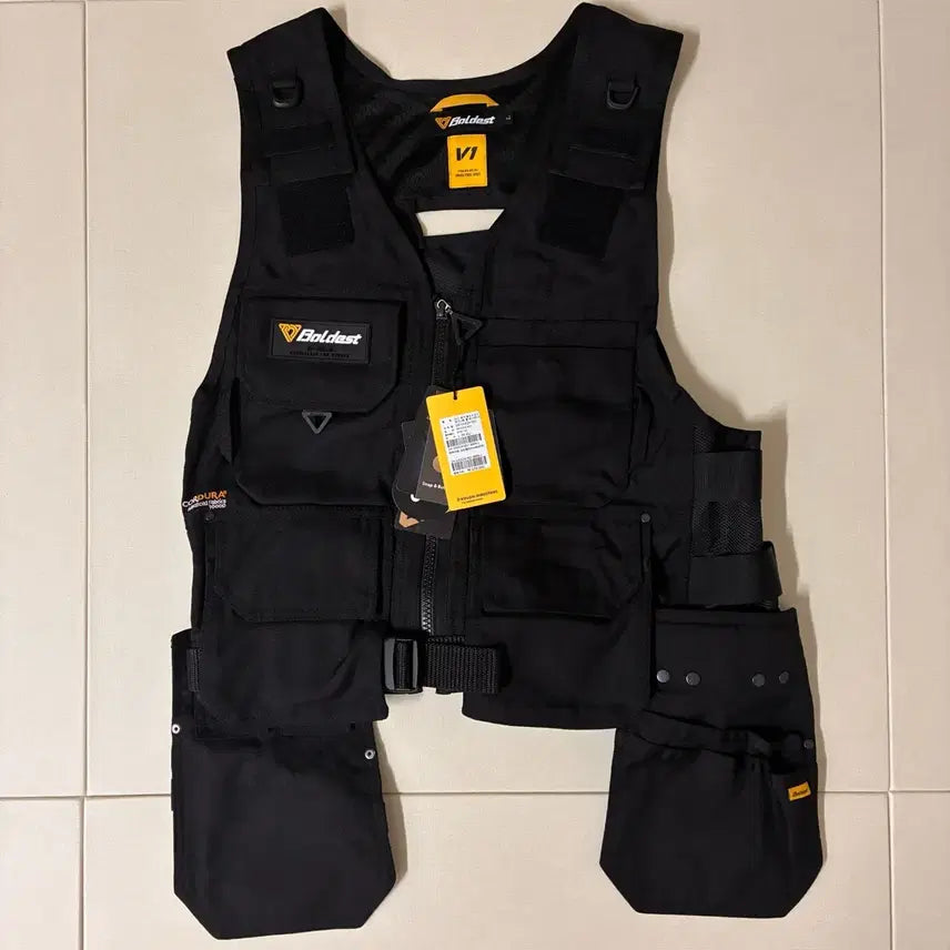 [BUNJANG] Boldist Work Vest Cordura Black / 볼디스트 워크베스트