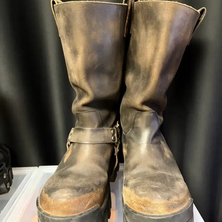 [BUNJANG] Balenciaga Bulldozer Harness Boots / 발렌시아가 불도저 하네스