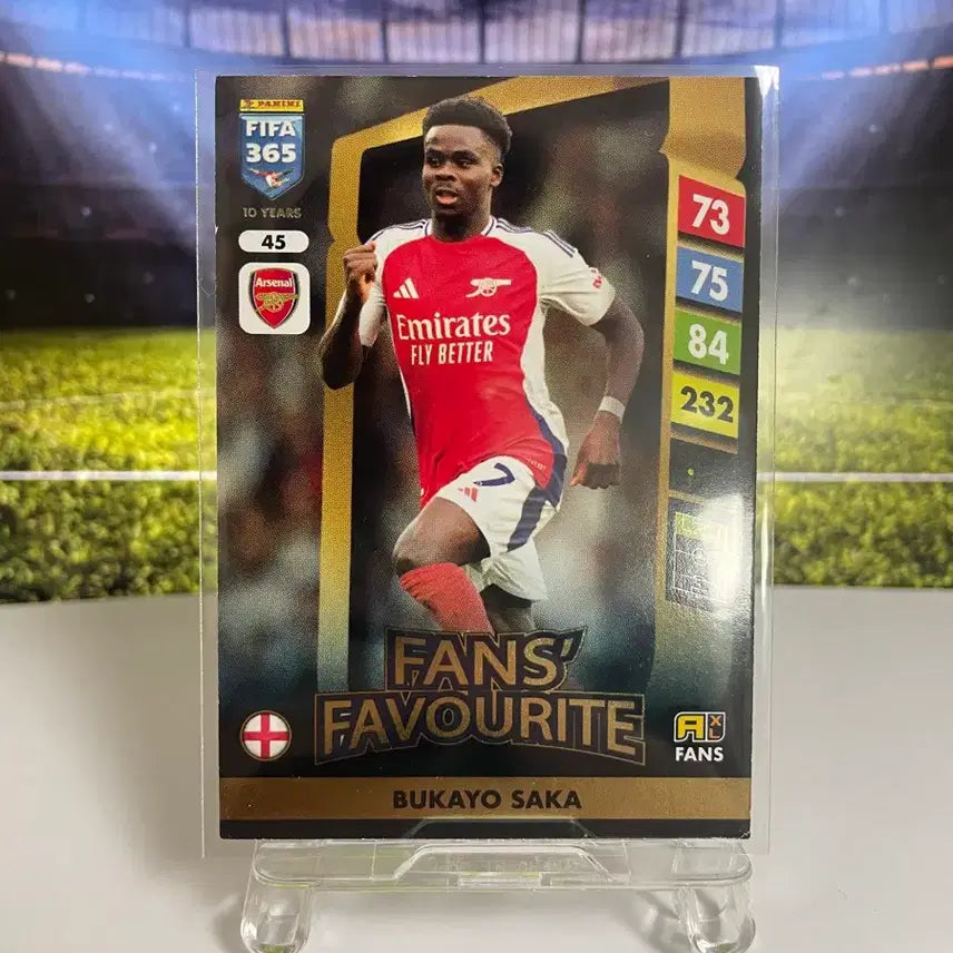 [BUNJANG] Arsenal Bukayo Saka Rare Panini Football Card / 아스날 부카요 사카 레어 파니니 축구카드