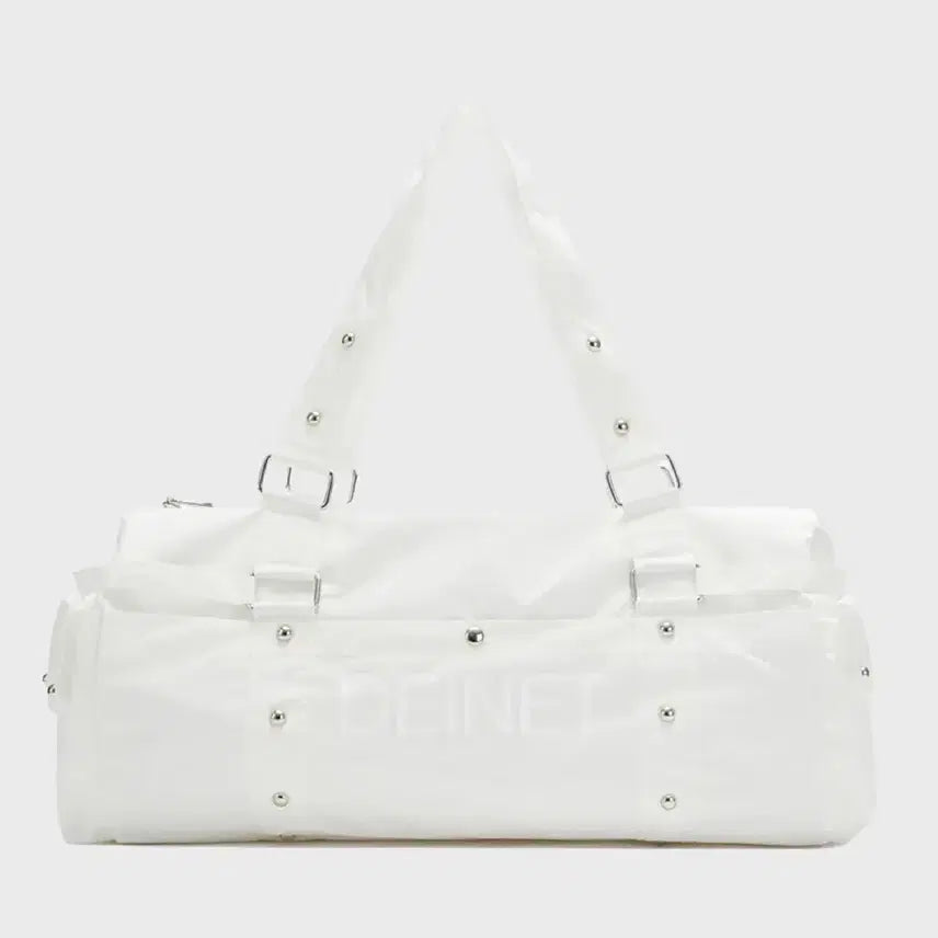 [BUNJANG] DEINET Logo Duffle Bag White / 다이닛 DEINET LOGO DUFFLE BAG IN WHITE 가방 백