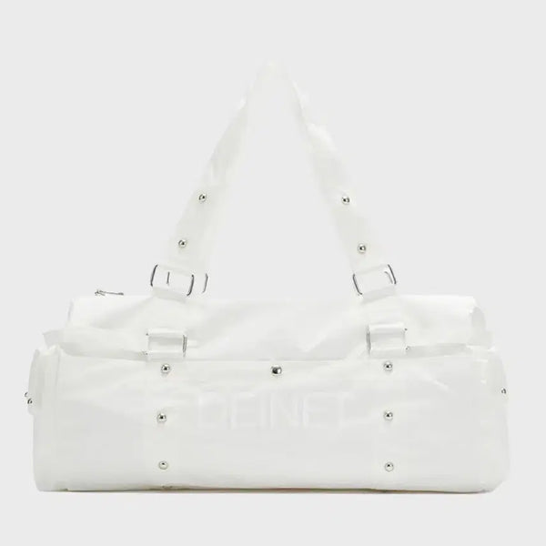 [BUNJANG] DEINET Logo Duffle Bag White / 다이닛 DEINET LOGO DUFFLE BAG IN WHITE 가방 백