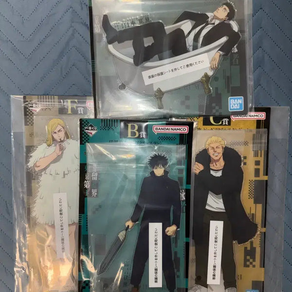 [BUNJANG] Jujutsu Kaisen Shibuya Incident Big Acrylic Standee B, C, E, F Set / 주술회전 사멸회유 빅아크릴 B C E F