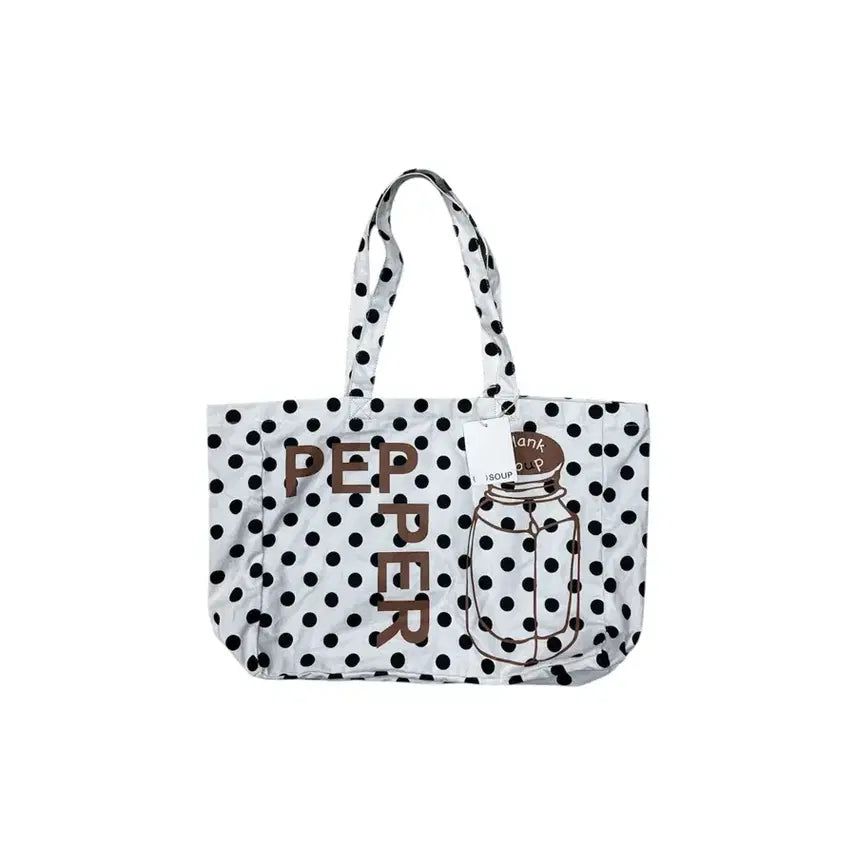[BUNJANG] Blank Soup Polka Dot Tote Bag / 블랭크수프 도트 가방