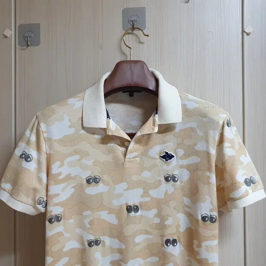 [BUNJANG] Paragates Embroidered Logo Collar T-Shirt / 파리게이츠 (한국정품) 95 (자수) 카라티