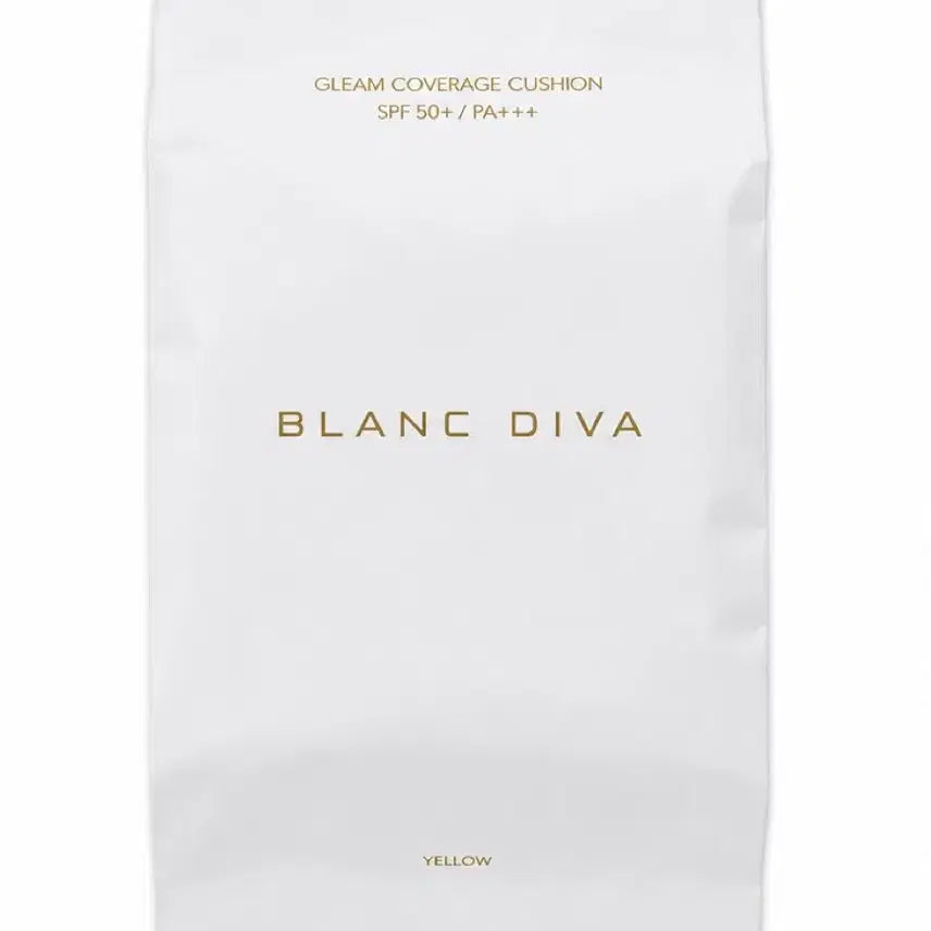 [BUNJANG] Blandiva Glim Coverage Cushion Yellow Refill SPF 50+ / 리필) 블랑디바 글림 커버리지 쿠션 옐로우 21호 SPF 50+