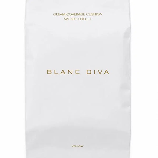 [BUNJANG] Blandiva Glim Coverage Cushion Yellow Refill SPF 50+ / 리필) 블랑디바 글림 커버리지 쿠션 옐로우 21호 SPF 50+