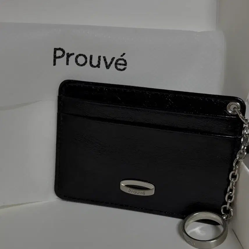 [BUNJANG] FROUVE PR Ring Card Wallet Black / 무신사 프루베 PR 링 카드지갑