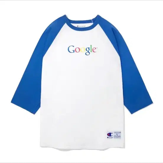 [BUNJANG] Vintage Champion x Google Raglan T-Shirt / 빈티지 챔피온 구글 래글란 나그랑 티셔츠