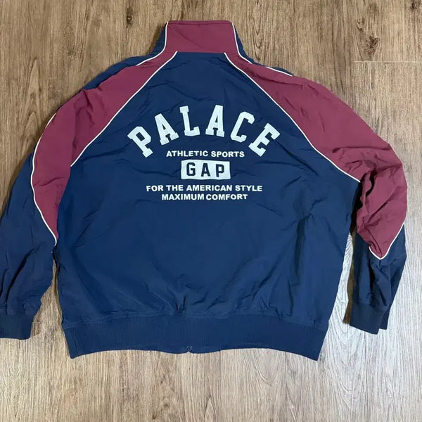 [BUNJANG] Palace x Gap Nylon Track Top Navy Red - 24SS (XL) / 팔라스 x 갭 나일론 트랙 탑 네이비 레드 - 24SS (XL)