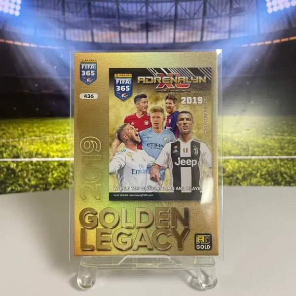 [BUNJANG] Panini Football Cards - Cristiano Ronaldo, Lionel Messi, Robert Lewandowski, Sergio Ramos, Kevin De Bruyne (Gold Legacy) / 호날두 메시 레반도프스키 라모스 데브라이너 골드레거시 파니니 축구카드