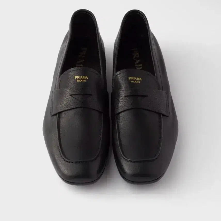 [BUNJANG] Prada Goat Skin Loafers Black Size 44 / 26ss 프라다 고트스킨 로퍼 블랙 44