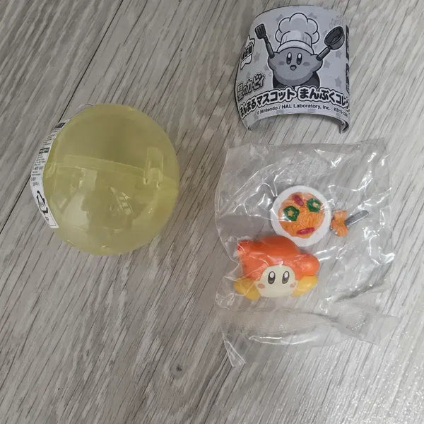 [BUNJANG] Takara Tomy Kirby Manmaru Mascot Chef Waadle Dee Napolitan / 타카라토미 별의 커비 만마루 마스코트 요리 가챠 웨이들디 나폴리탄