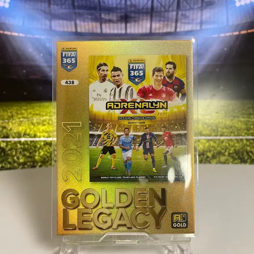 [BUNJANG] Panini Golden Legacy Soccer Cards - Haaland, Mbappé, Ronaldo, Messi, Lewandowski / 홀란드 음바페 호날두 메시 레반도프스키 골든레거시 파니니 축구카드