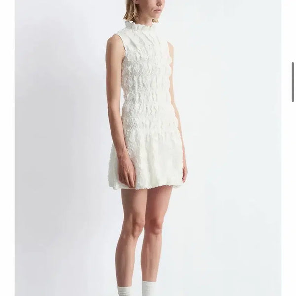 [BUNJANG] And Other Stories Smoke White Mini Dress / 앤아더스토리즈 스모크 화이트 미니 원피스 드레스
