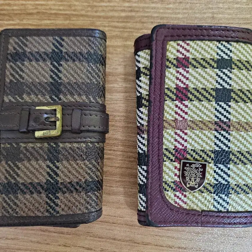 [BUNJANG] Daks Check Key Holder Bundle Set / 닥스 체크 키홀더 2개 일괄판매