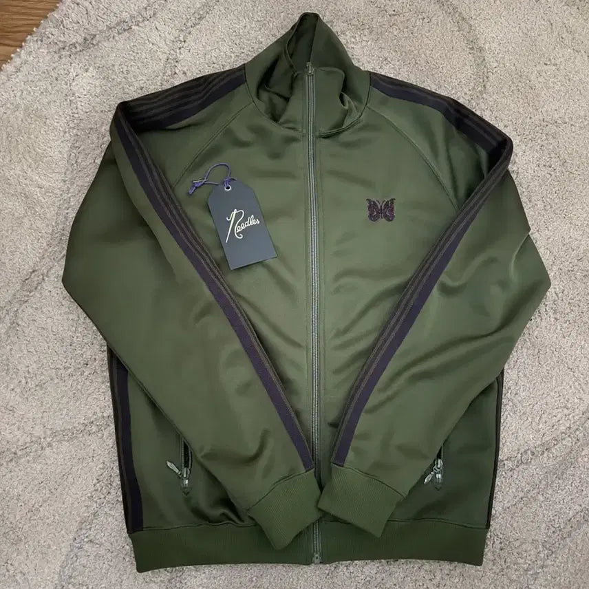 [BUNJANG] Needles Track Jacket Olive M / 니들스 트랙자켓 올리브 m