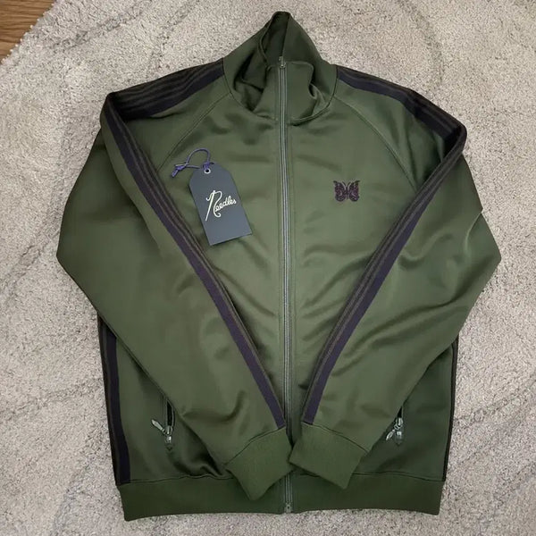 [BUNJANG] Needles Track Jacket Olive M / 니들스 트랙자켓 올리브 m