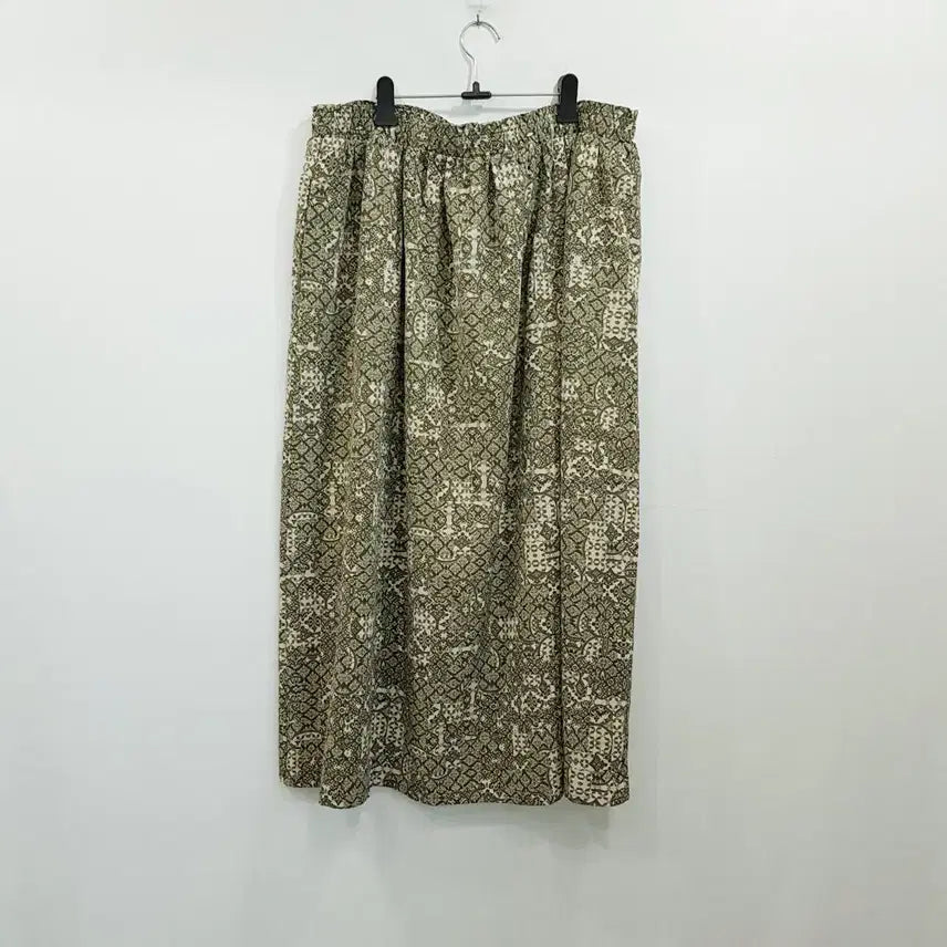[BUNJANG] Vintage Ethnic Banding Long Skirt 3XL / J699 빈티지 밴딩 에스닉 엔틱 빅사이즈 롱 스커트 여3XL