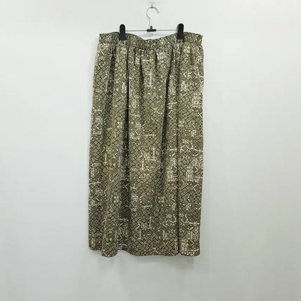 [BUNJANG] Vintage Ethnic Banding Long Skirt 3XL / J699 빈티지 밴딩 에스닉 엔틱 빅사이즈 롱 스커트 여3XL