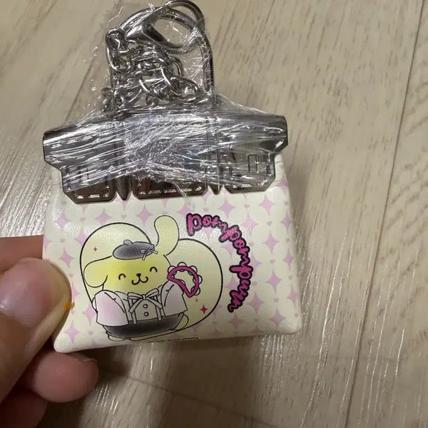[BUNJANG] Sanrio Pompompurin Mini Bag Keyring / 산리오 폼폼푸린미니백 키링