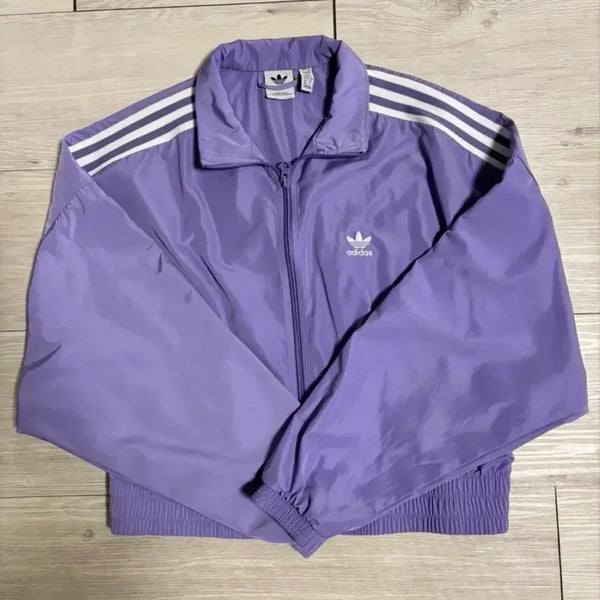 [BUNJANG] Adidas Cropped Windbreaker Jacket / [정품] 아디다스 크롭 바람막이