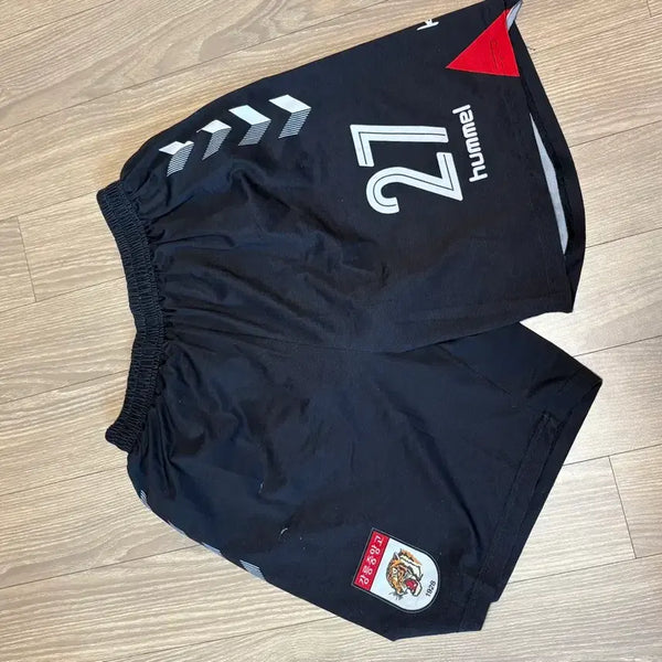 [BUNJANG] Hummel Gangneung Central High School Soccer Team Player Issue Shorts #27 / 강릉중앙고 바지