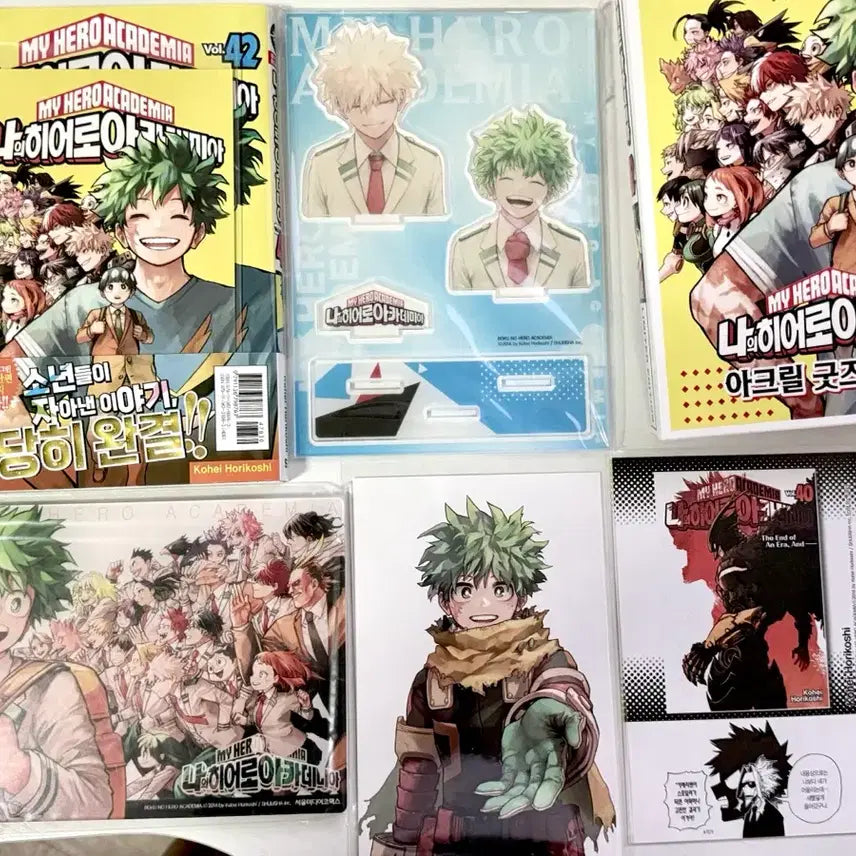 [BUNJANG] My Hero Academia Limited Edition Acrylic Goods Set / 나히아 아크릴 굿즈 한정판 42권