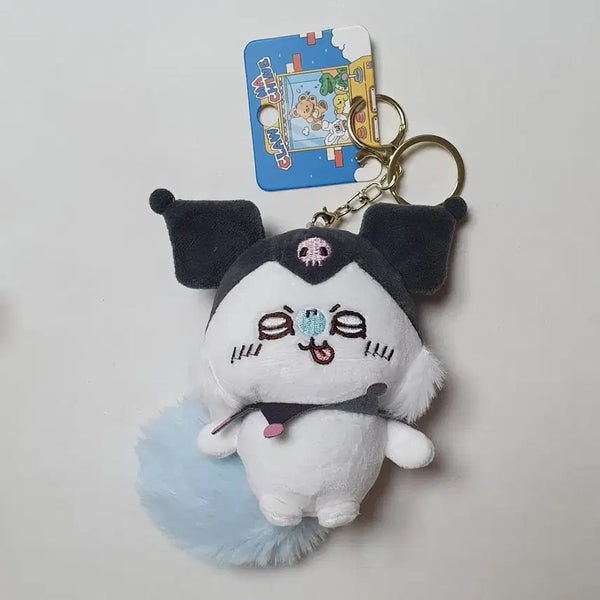 [BUNJANG] Kuromi Momonga Plush Keyring (New) / 쿠로미 모몽가 인형 키링 새상품