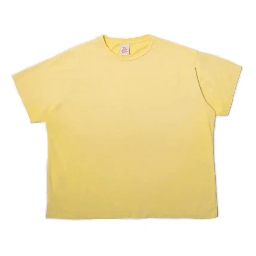 [BUNJANG] Wreck Blank T-Shirt Yellow Size 2 / 더뤡코즈 블랭크 티셔츠 옐로우 2사이즈