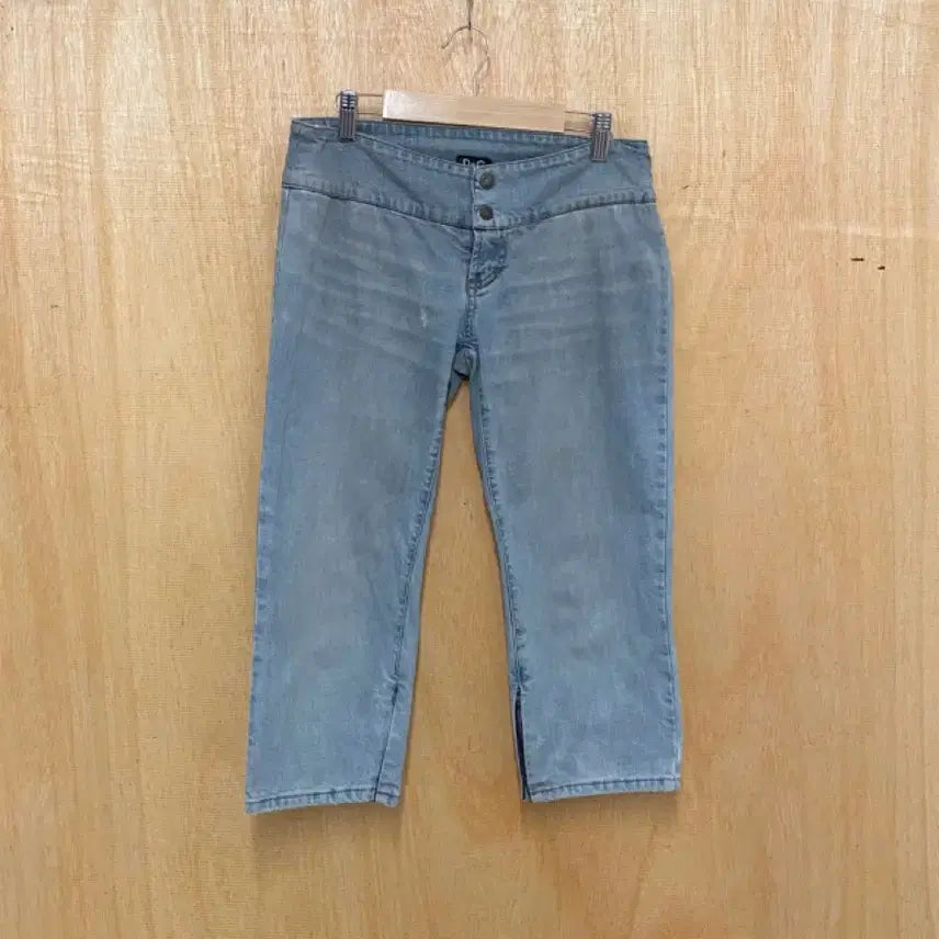 [BUNJANG] Dolce & Gabbana Washed Denim Capri Pants / 돌체앤가바나 데님 카프리팬츠