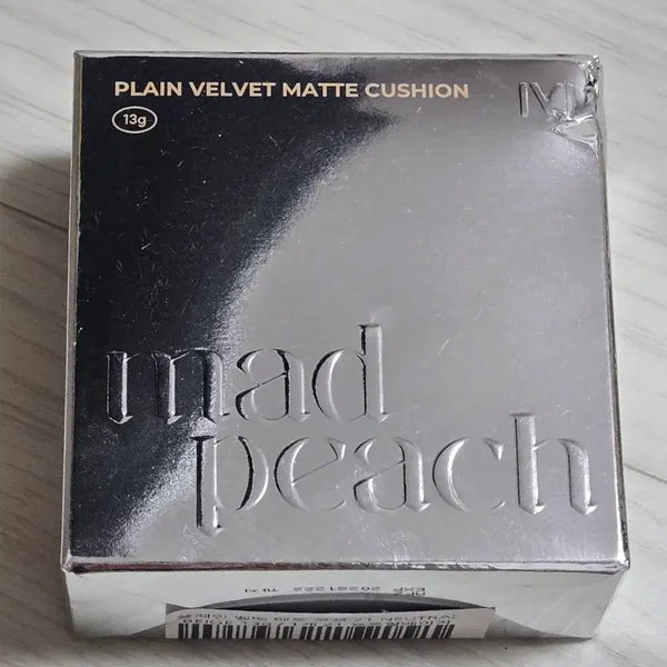 [BUNJANG] Mad Peach Plain Velvet Matte Cushion 21 Neutral Beige (Sealed) / (미개봉) 매드피치 플레인 벨벳 매트 쿠션 21호 뉴트럴베이지