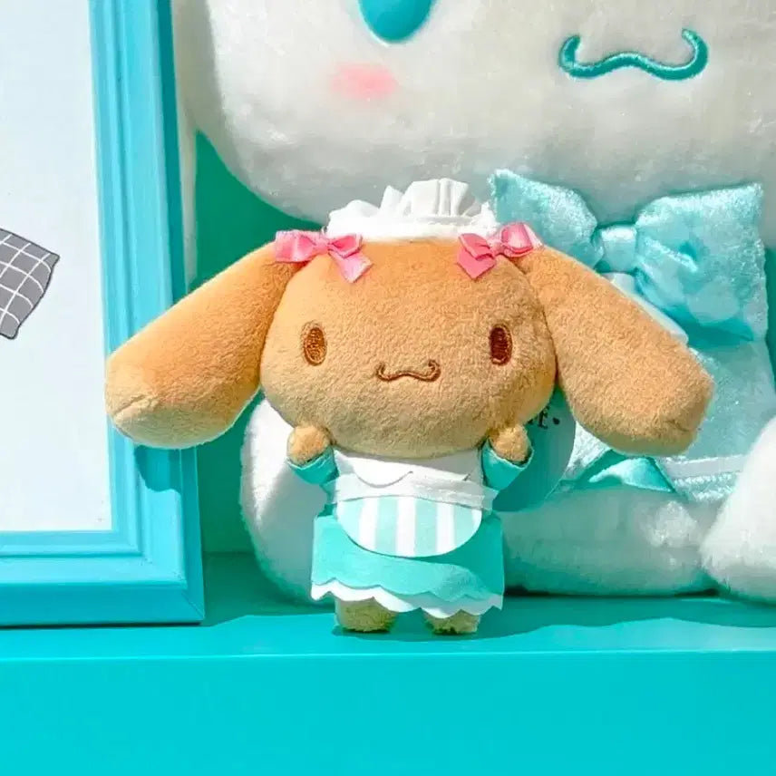 [BUNJANG] Sanrio Cinnamoroll Cafe Mocha Maid Doll Keychain / 산리오 시나모롤 카페 모카 메이드 인형 키링